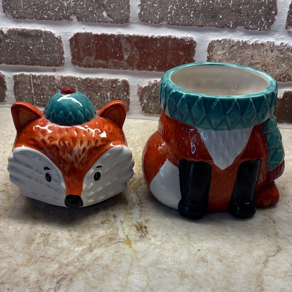 Sweetie Fox Ceramic Cookie Jar 🥰 - Picture 7 of 8